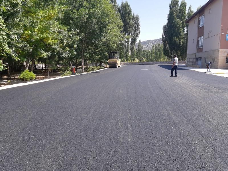 BOZKIR ATATÜRK ORTAOKULU SICAK ASFALT ÇALIŞMASI faaliyet gorseli