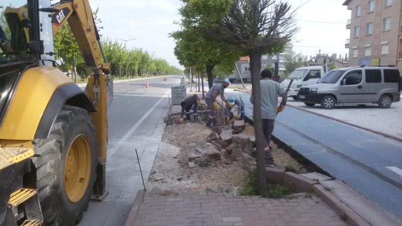 ÇATALHÜYÜK MAHALLESİ KARAMAN YOLU TRETUVAR TAMİR ÇALIŞMASI. faaliyet gorseli