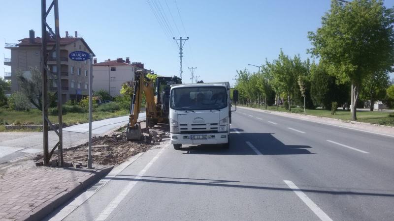 ÇATALHÜYÜK MAHALLESİ KARAMAN YOLU TRETUVAR TAMİR ÇALIŞMASI. faaliyet gorseli