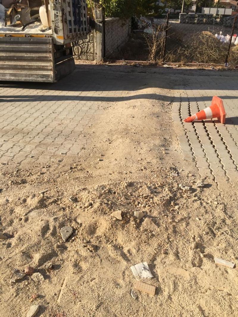 HÜSAMETTİN ÇELEBİ MAHALLESİ AYKOME TRETUVAR KAZI TAMİRATI  faaliyet gorseli
