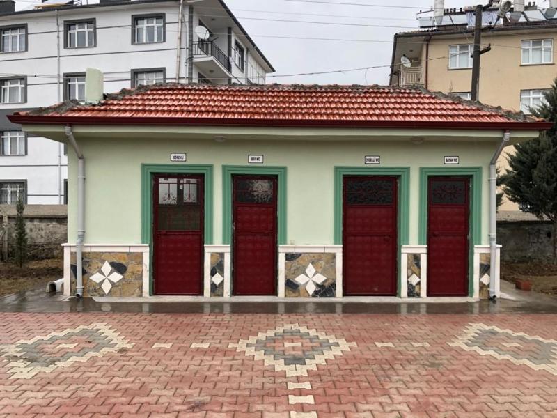 ALPARSLAN MAHALLESİ HUZUR PARK VE BELEDİYE GİRİŞİNE TUVALET YAPIMI VE TADİLATI  faaliyet gorseli