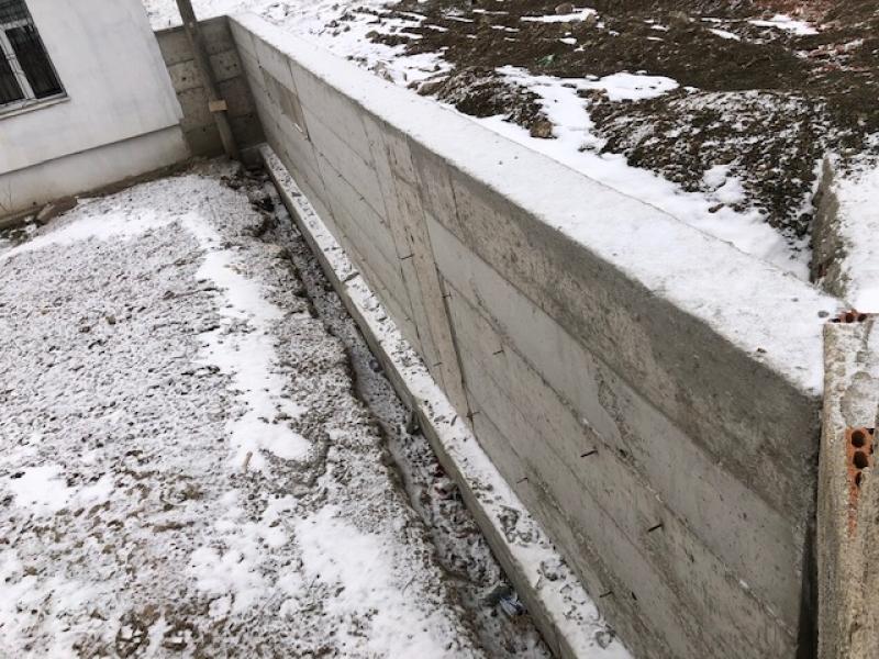 KARACADAĞ MAHALLESİNDE YOLA 1 ADET İSTİNAT DUVARI DÖŞENDİ. faaliyet gorseli