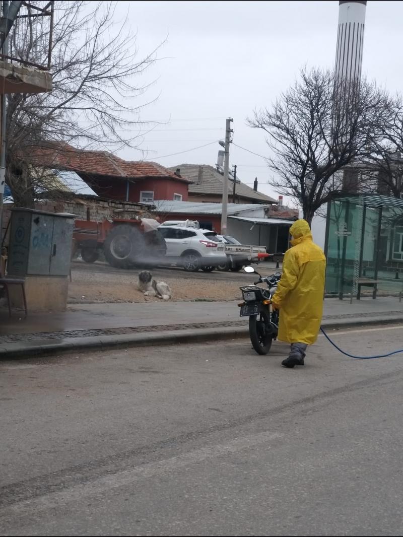 KORONAVİRÜSLE MÜCADELE ÇALIŞMALARI-İLAÇLAMA ÇALIŞMALARI faaliyet gorseli
