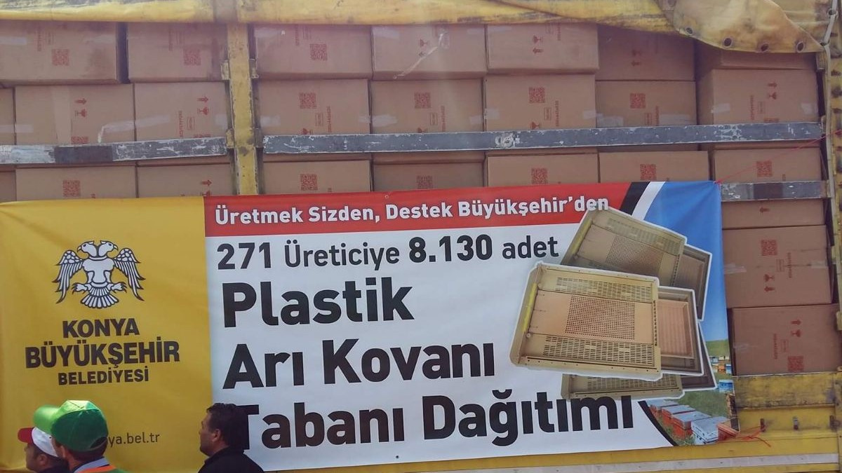 merkez mahalle plastik arı kovanı altlığı desteği faaliyet gorseli