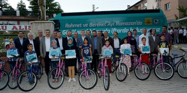 BAŞARILI ÖĞRENCİLERE BİSİKLET HEDİYESİ faaliyet gorseli