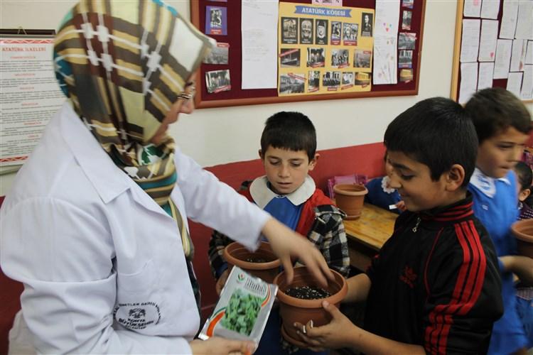 ÇİMEN MAHALLESİNDE ÇEVRECİ NESİLLER TOHUMLA YEŞERİYOR  EĞİTİMİ faaliyet gorseli
