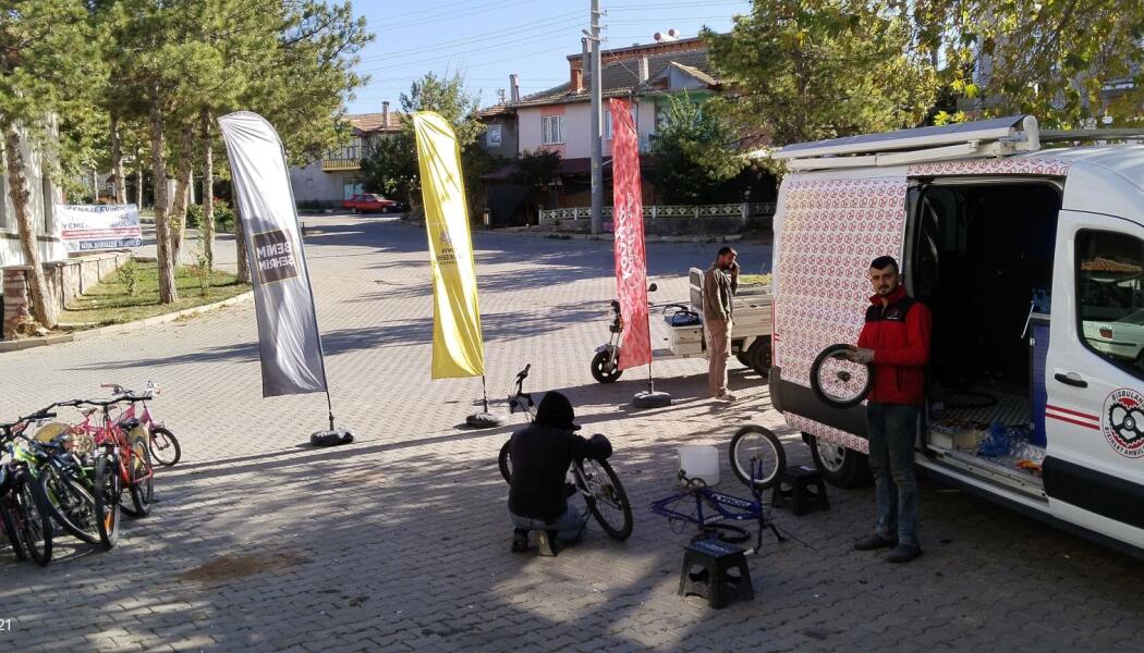 BİSİKLET DESTEK ARACI- ÜCRETSİZ MOBİL BİSİKLET TAMİR ARACI HİZMETİ faaliyet gorseli
