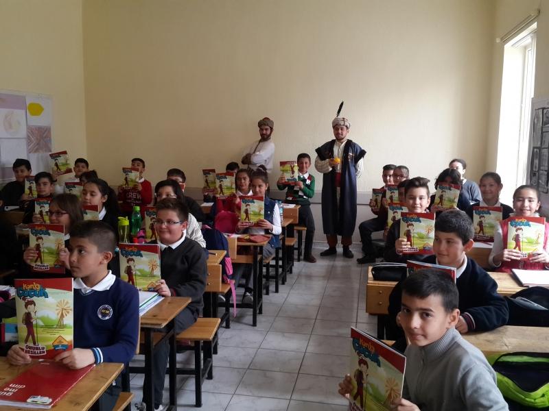 MEDENİYET OKULU DEĞERLER EĞİTİMİ DERGİ DAĞITIMI faaliyet gorseli