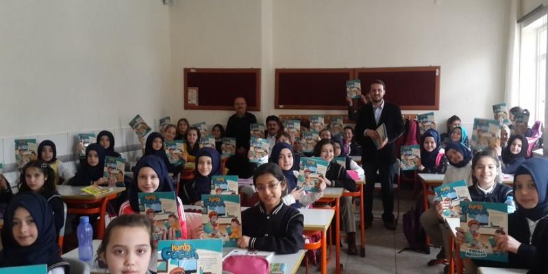 MEDENİYET OKULU DEĞERLER EĞİTİMİ DERGİ DAĞITIMI faaliyet gorseli