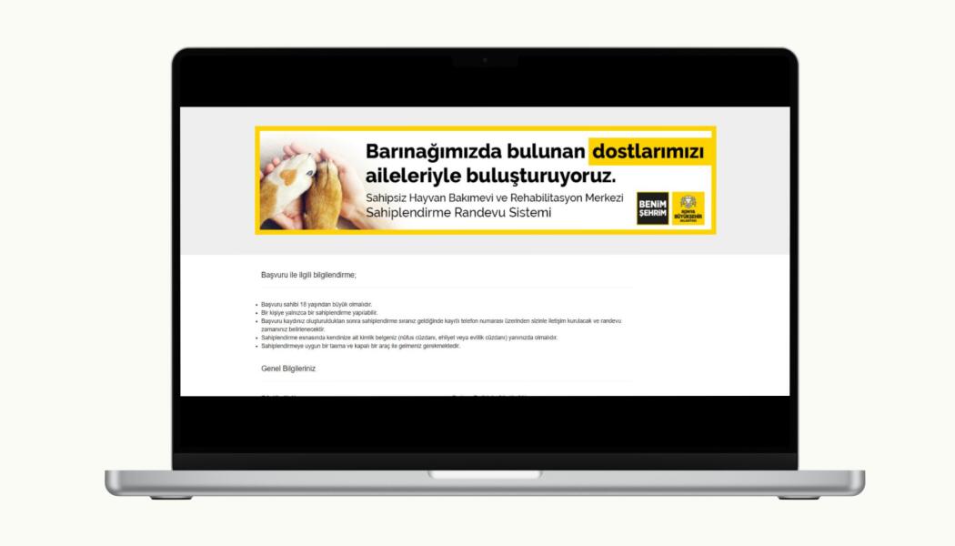 HAYVAN SAHİPLENDİRME BAŞVURU SİSTEMİ (SAHİPLENDİRME.KONYA.BEL.TR) (2025) faaliyet gorseli