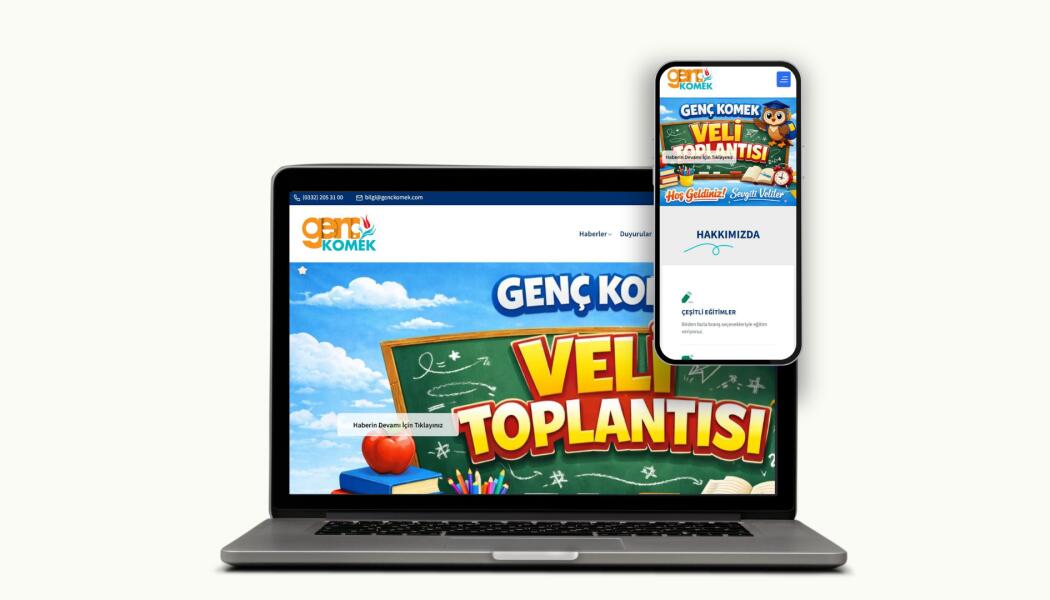 GENÇ KOMEK WEB UYGULAMASI (GENCKOMEK.COM) faaliyet gorseli