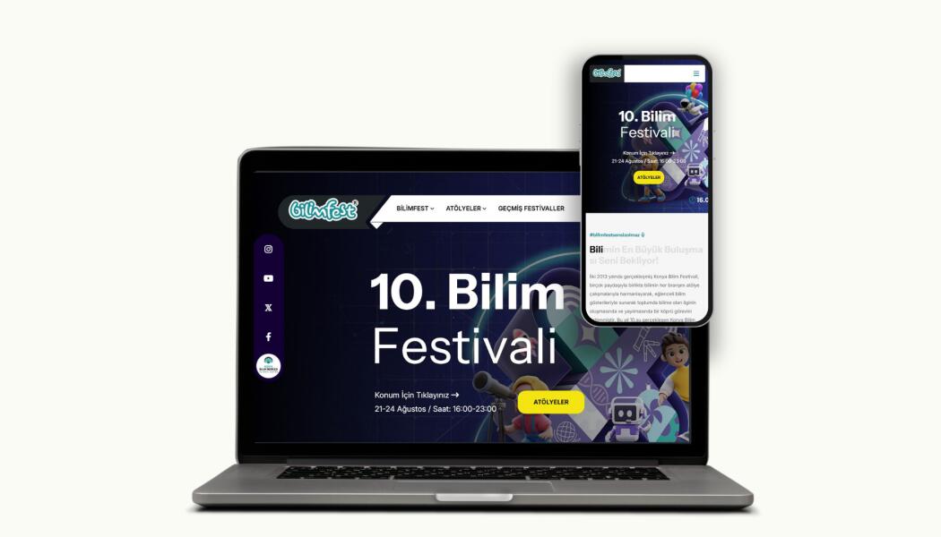 BİLİMFEST – KONYA BİLİM FESTİVALİ WEB UYGULAMASI (BİLİMFEST.COM) faaliyet gorseli