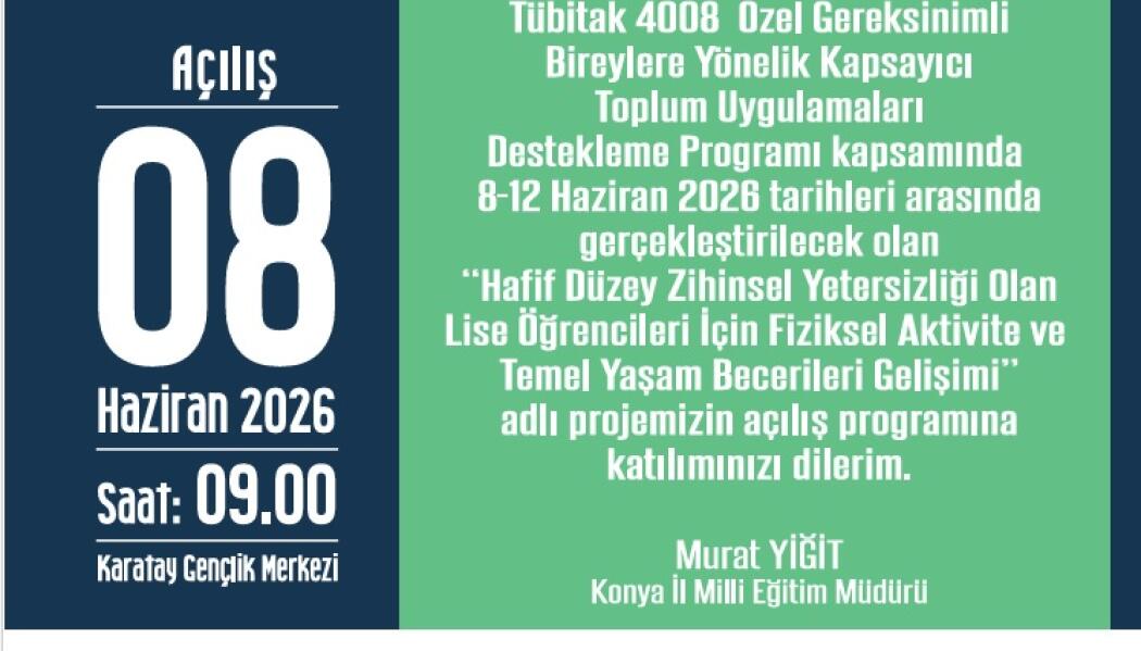TÜBİTAK DESTEK PROĞRAMLARI 4008 faaliyet gorseli