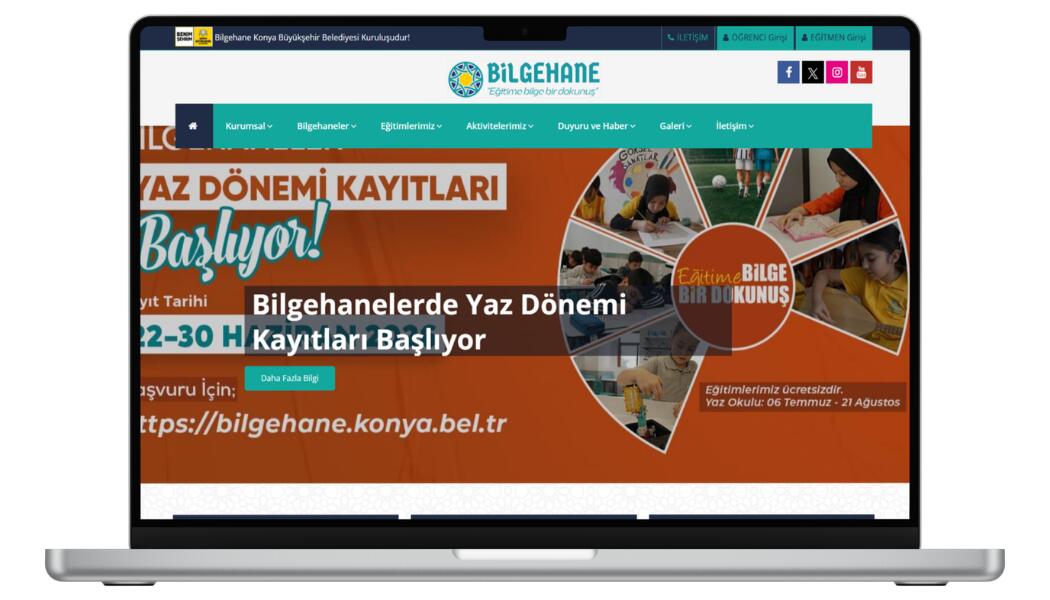 BİLGEHANELER WEB YAZILIMI LİSANS YENİLEME, BAKIM VE GELİŞTİRME HİZMETİ (BİLGEHANE.KONYA.BEL.TR) faaliyet gorseli