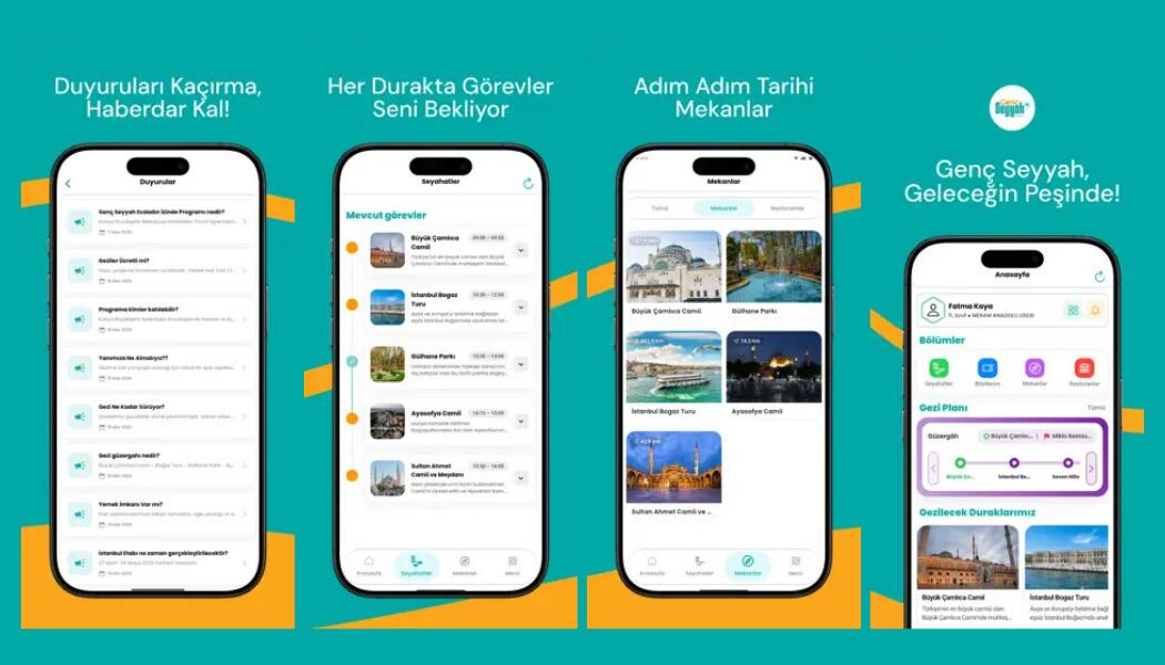 GENÇ SEYYAHLAR ECDADIN İZİNDE WEB VE MOBİL UYGULAMASI faaliyet gorseli