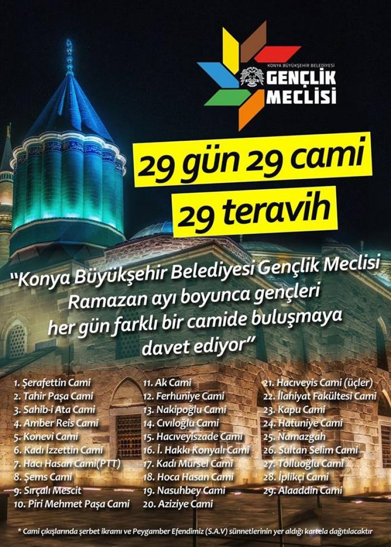 29 GÜN 29 CAMİ 29 TERAVİH faaliyet gorseli