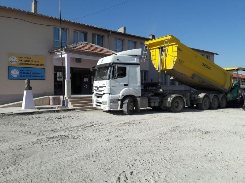 ŞEHİT SERKAN ÇÖLKESEN ÇOK PROGRAMLI LİSESİ ASFALT ÇALIŞMASI faaliyet gorseli