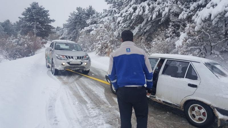 ILGIN ORMANÖZÜ YOLU KARLA MÜCADELE faaliyet gorseli