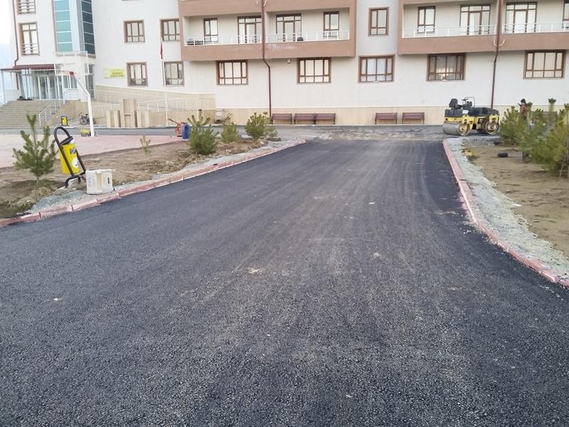 TARIM LİSESİ BAHÇESİ SICAK ASFALT ÇALIŞMASI faaliyet gorseli